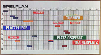 Spielplan-Belegungstafeln