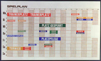 Wochenbelegungsplan